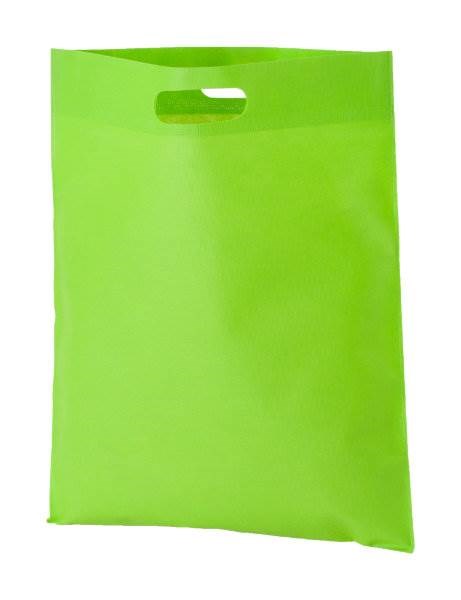 Obrázky: Větší taška s průhmatem z net. textilie, sv. zelená