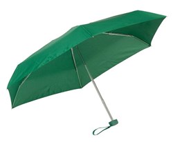 Obrázky: Hliníkový skládací mini deštník s pouzdrem, zelený