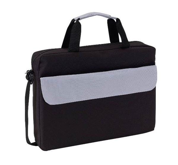 Obrázky: Polyesterová konferenční taška s šedou klopou