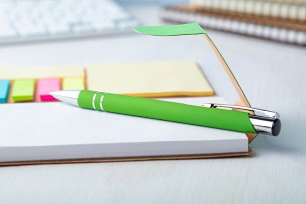 Obrázky: Hliníkové pogumované pero zelené - vhodné pro laser, Obrázek 3