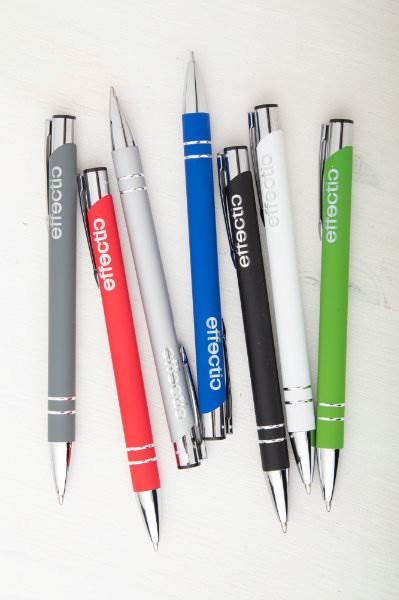 Obrázky: Hliníkové pogumované pero zelené - vhodné pro laser, Obrázek 4