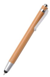 Obrázky: Bambusové kulič. pero s kovovými doplňky a stylusem