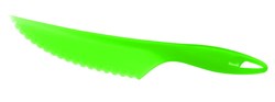Obrázky: Zelený plastový nůž na salát a zeleninu Tescoma