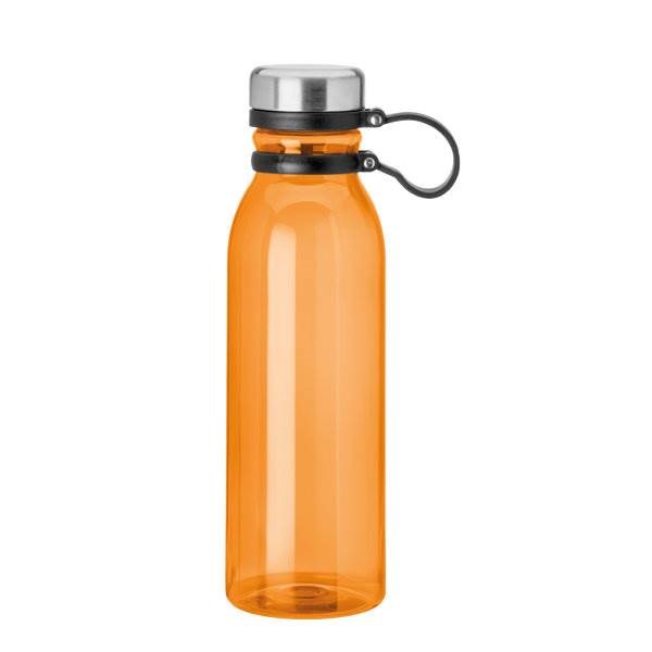Obrázky: Oranžová láhev z RPET plastu, 780ml
