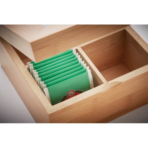 Obrázky: Bambusová krabice na čaj, 4 přihrádky, Obrázek 6