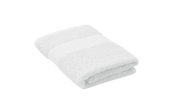 Obrázky: Bílý bavlněný ručník 50x100cm