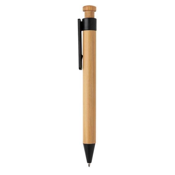 Obrázky: Bambusové pero s černým klipem z pšeničné slámy, Obrázek 5