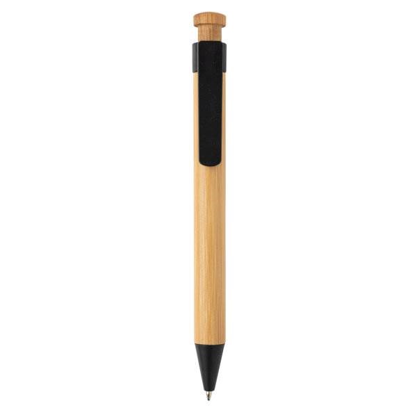 Obrázky: Bambusové pero s černým klipem z pšeničné slámy, Obrázek 6