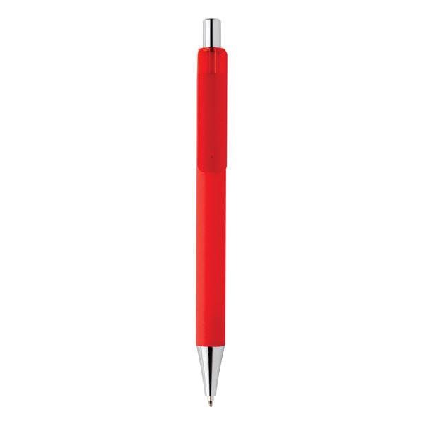 Obrázky: Červené pero X8 s pogumovaným povrchem, Obrázek 5