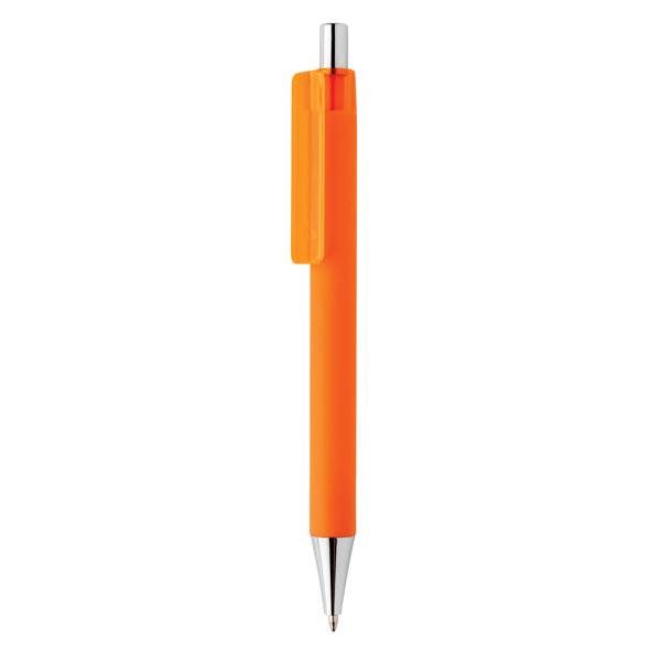 Obrázky: Oranžové pero X8 s pogumovaným povrchem, Obrázek 4