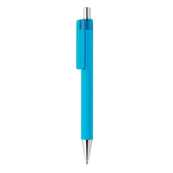 Obrázky: Světle modré pero X8 s pogumovaným povrchem, Obrázek 4