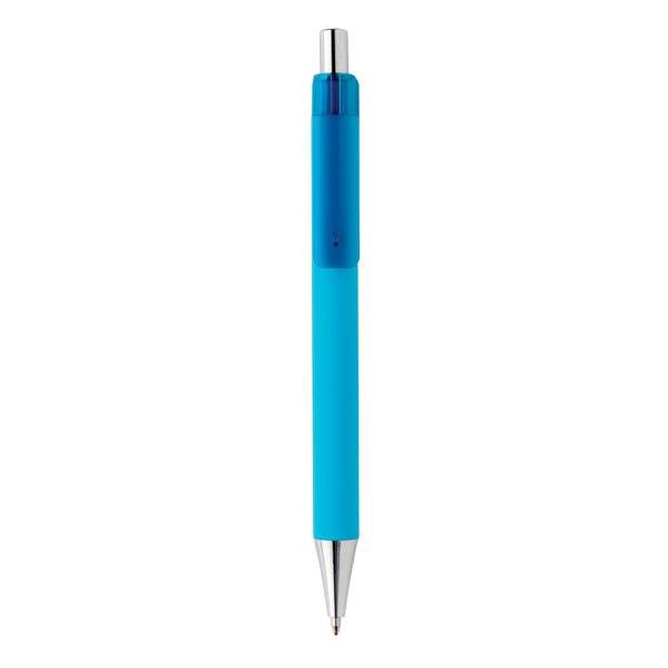 Obrázky: Světle modré pero X8 s pogumovaným povrchem, Obrázek 5