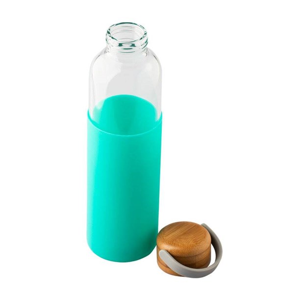 Obrázky: Skleněná láhev 560 ml, zelená, Obrázek 2
