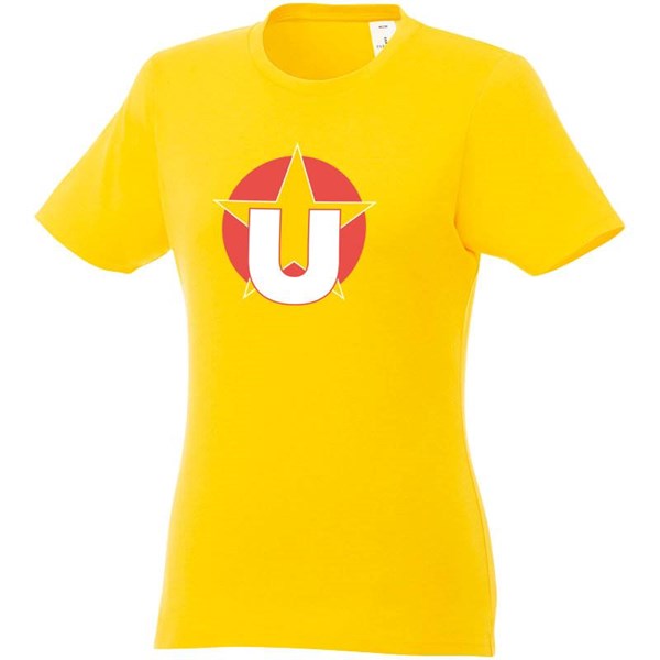 Obrázky: Dámské triko Heros s krátkým rukávem, žluté/XL, Obrázek 6