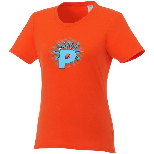 Obrázky: Dámské triko Heros s krátkým rukávem, oranžové/XL, Obrázek 6