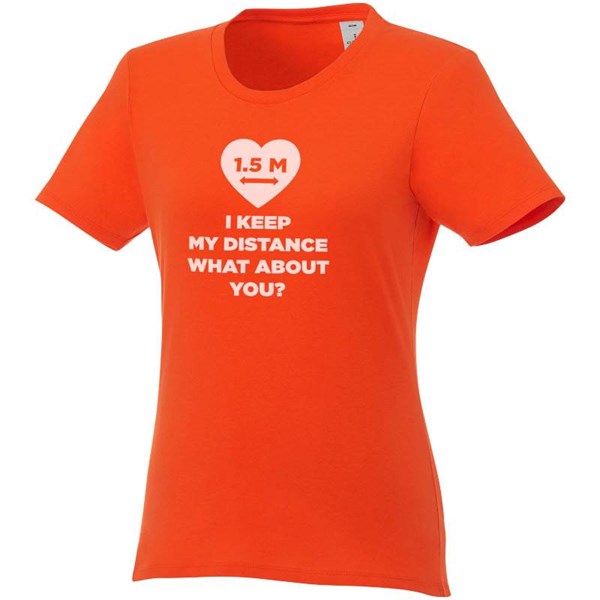 Obrázky: Dámské triko Heros s krátkým rukávem, oranžové/XL, Obrázek 7