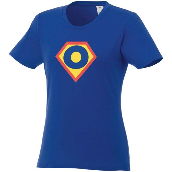 Obrázky: Dámské triko Heros s krátkým rukávem, modré/XL, Obrázek 6