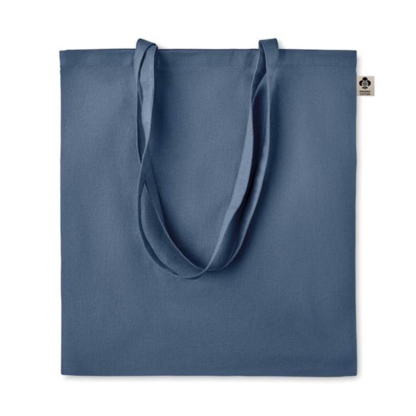 Obrázky: Nákupní taška z bio bavlny 140g, tmavě modrá