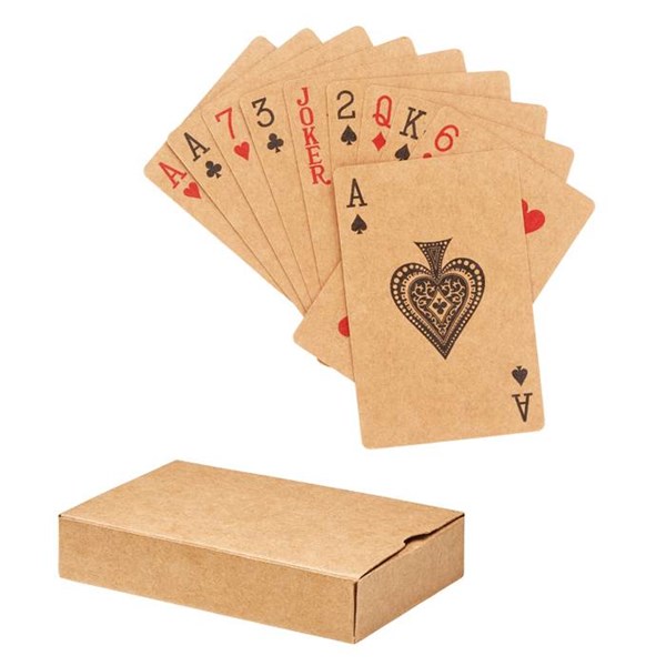 Obrázky: Hrací karty z recyklovaného papíru v krabičce