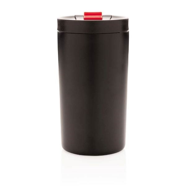 Obrázky: Černý nepropustný termohrnek se zámkem, 450 ml, Obrázek 4