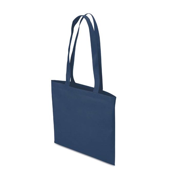 Obrázky: Tm. modrá taška přes rameno z netkané textilie