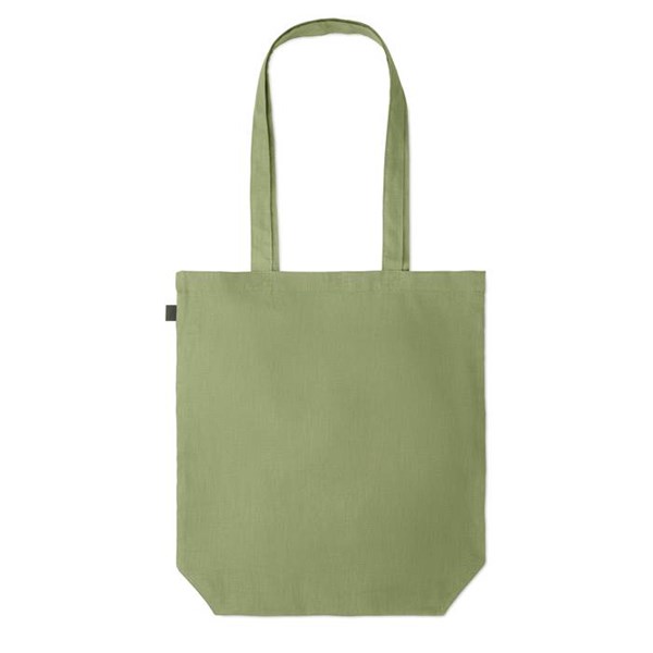 Obrázky: Zelená nákupní taška z konopné látky, 200g, Obrázek 6