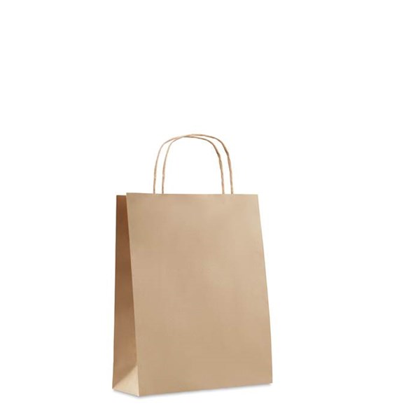 Obrázky: Papírová taška přírodní 18x8x21cm,kroucená držadla, Obrázek 5