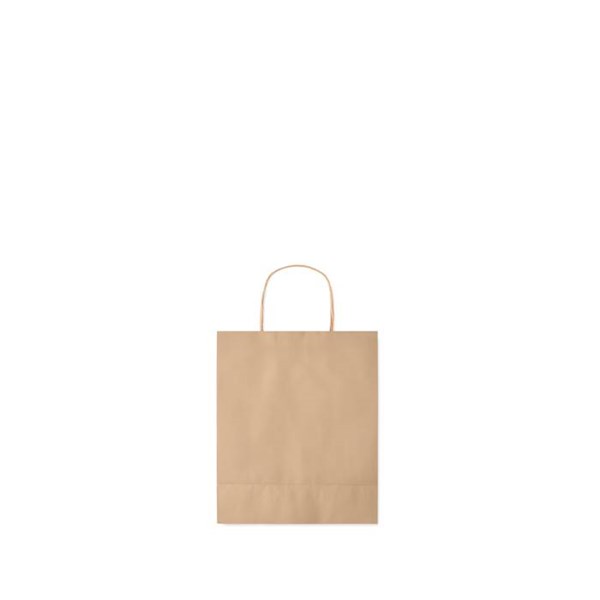 Obrázky: Papírová taška přírodní 18x8x21cm,kroucená držadla, Obrázek 8