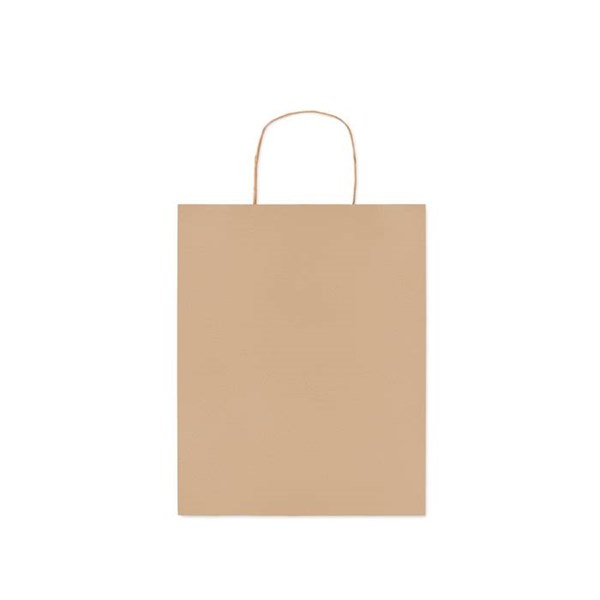 Obrázky: Papírová taška přírodní 25x11x32cm,kroucená držadla, Obrázek 3