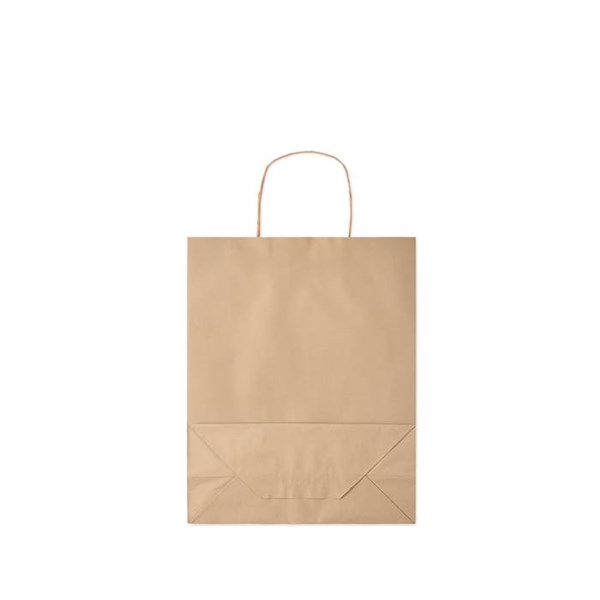Obrázky: Papírová taška přírodní 25x11x32cm,kroucená držadla, Obrázek 4