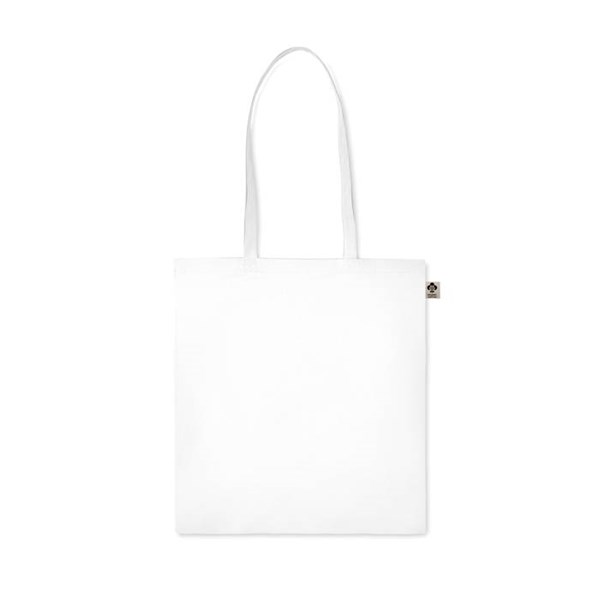 Obrázky: Nákupní taška z bio bavlny 140g, bílá, Obrázek 2