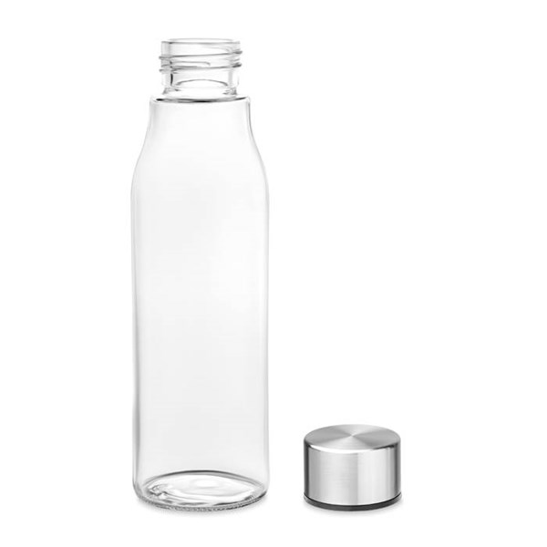 Obrázky: Skleněná transparentní láhev na pití, 500ml, Obrázek 2