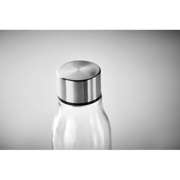 Obrázky: Skleněná transparentní láhev na pití, 500ml, Obrázek 4