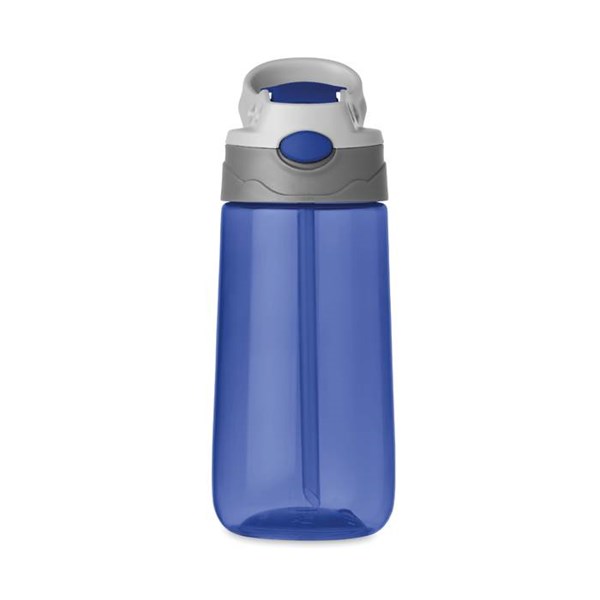 Obrázky: Transparentní modrá 450ml tritanová láhev na pití, Obrázek 3