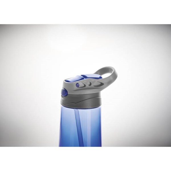 Obrázky: Transparentní modrá 450ml tritanová láhev na pití, Obrázek 8