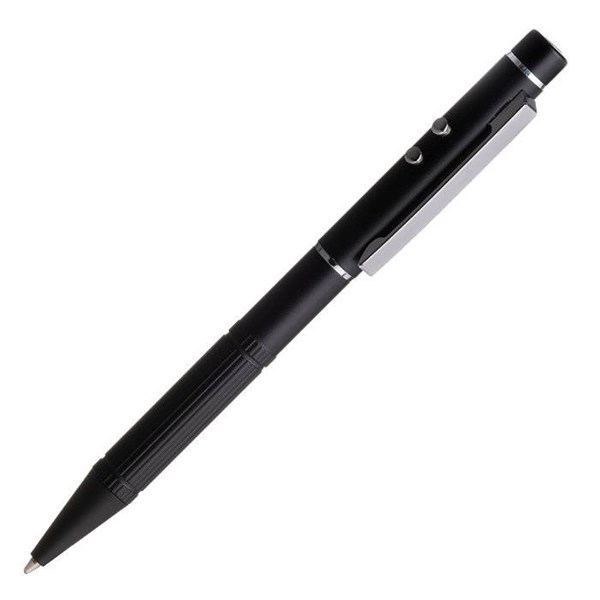 Obrázky: Černé kuličkové pero s laserovým ukazovátkem a LED, Obrázek 3