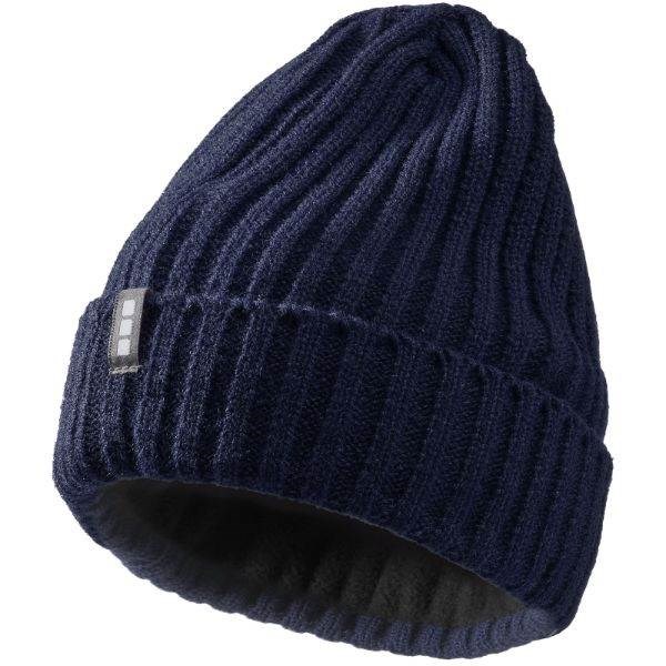 Obrázky: Tmavě modrá zimní pletená čepice ELEVATE, Obrázek 2