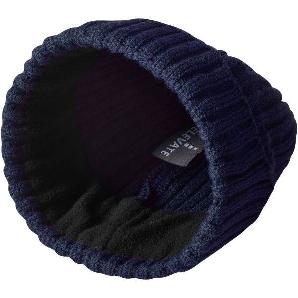 Obrázky: Tmavě modrá zimní pletená čepice ELEVATE, Obrázek 4