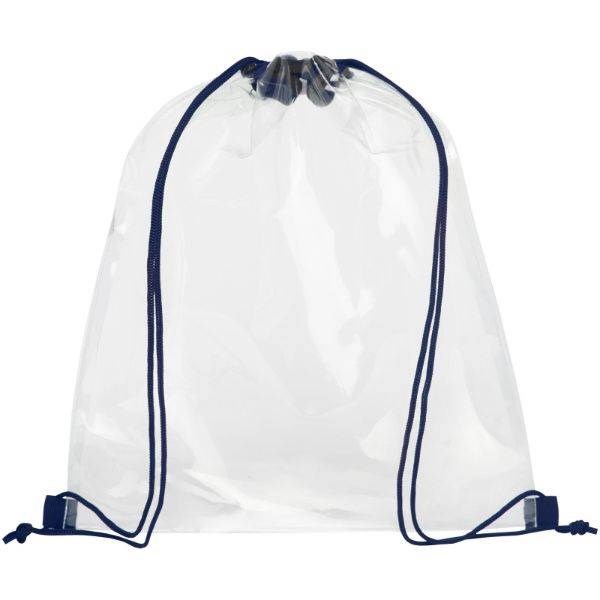 Obrázky: Průhledný batoh s námořně modrými šňůrkami, Obrázek 4
