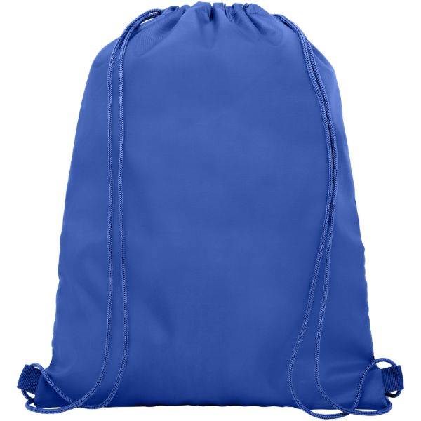 Obrázky: Modrý batoh, 1 kapsa na zip, průvlek sluchátka, Obrázek 2