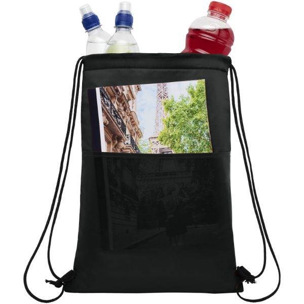 Obrázky: Černá chladicí taška/batoh na 12 plechovek, Obrázek 3