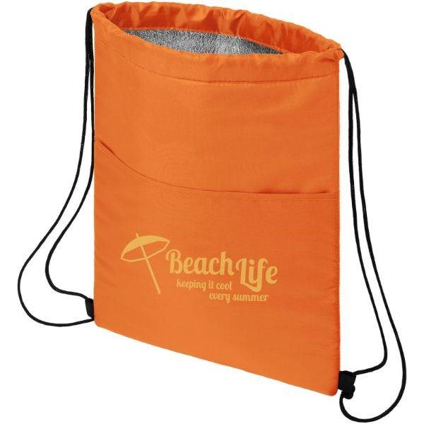 Obrázky: Oranžová chladicí taška/batoh na 12 plechovek, Obrázek 5