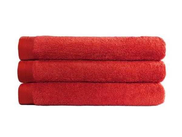 Obrázky: Červený froté ručník ELITY, gramáž 400 g/m2