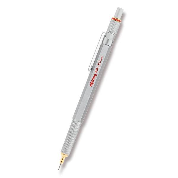 Obrázky: Stříbrná mikrotužka 0,5mm - Rotring 800