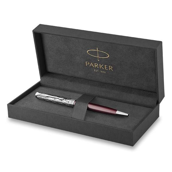 Obrázky: PARKER Sonnet Premium Metal Red CT, kul. pero, Obrázek 2