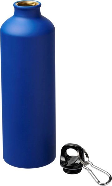 Obrázky: Matná hliníková láhev s karabinou 770ml modrá, Obrázek 3
