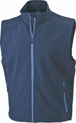 Obrázky: Nám.modrá softshellová vesta J&N 270, pánská L