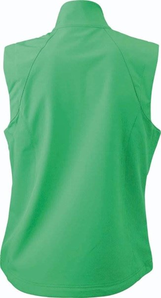 Obrázky: Zelená softshellová vesta J&N 270, dámská S, Obrázek 2