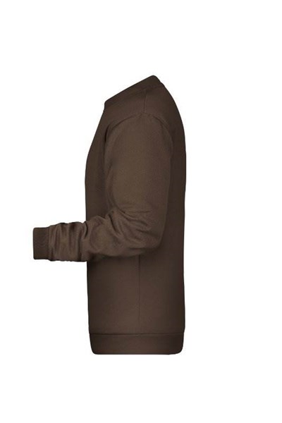 Obrázky: Pánská mikina BASIC J&N 280 hnědá XXXXL, Obrázek 3