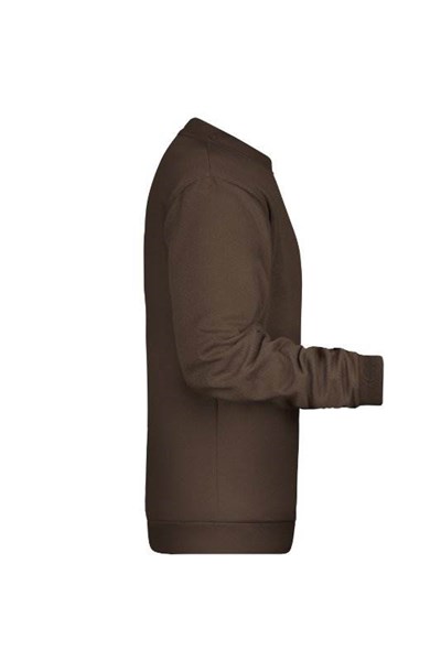 Obrázky: Pánská mikina BASIC J&N 280 hnědá XXXXL, Obrázek 4